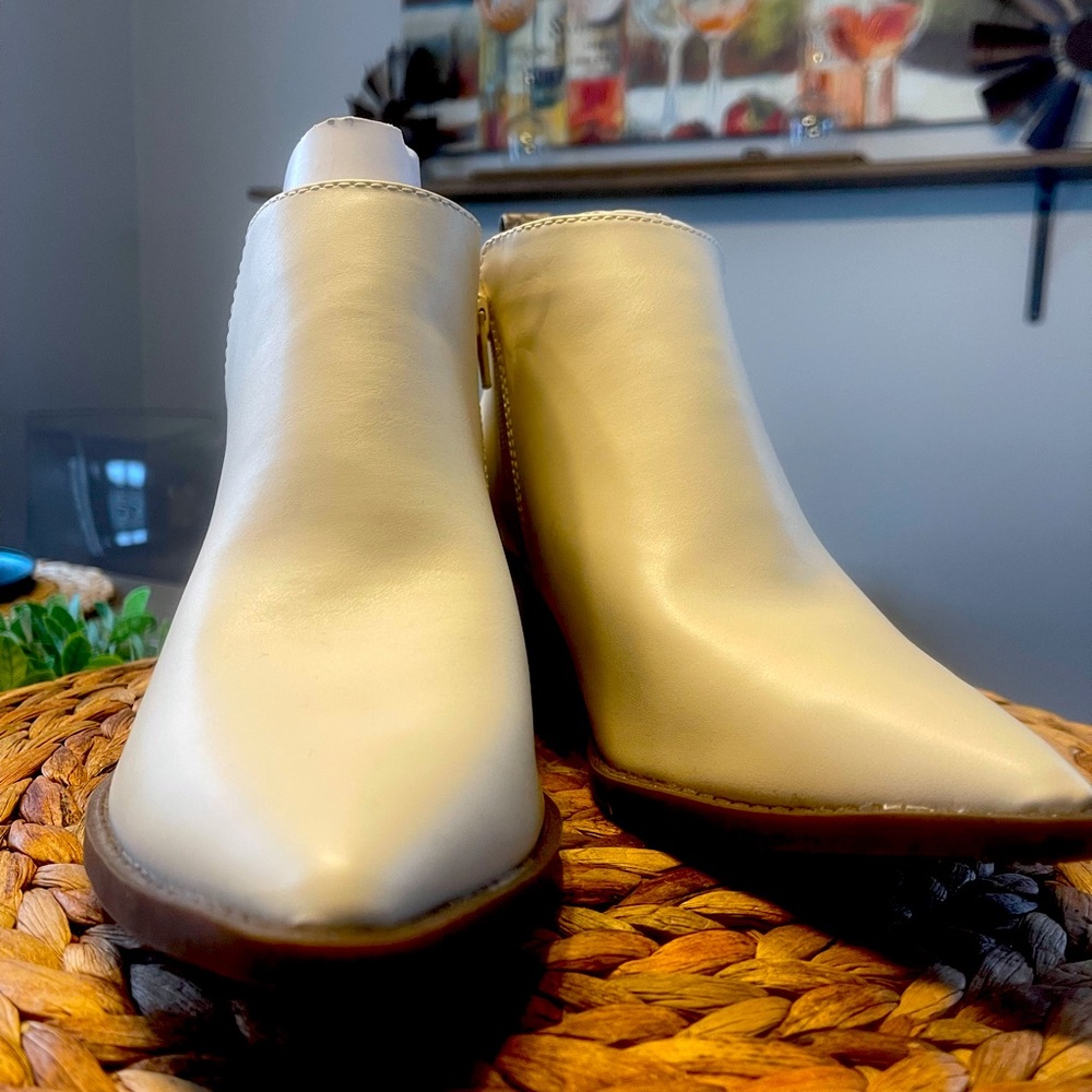 Cream Booties